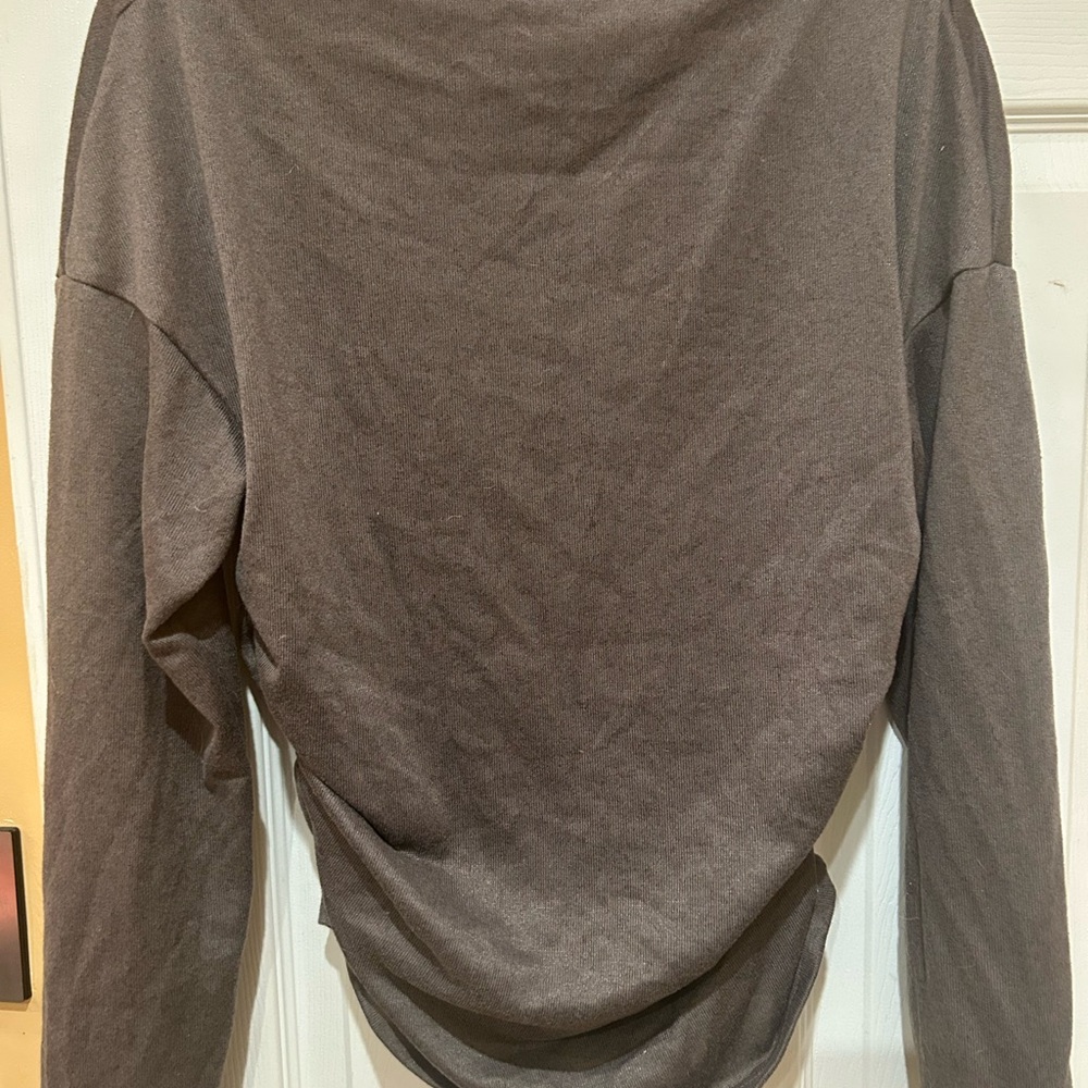 SHEIN Gray Long Sleeve Top